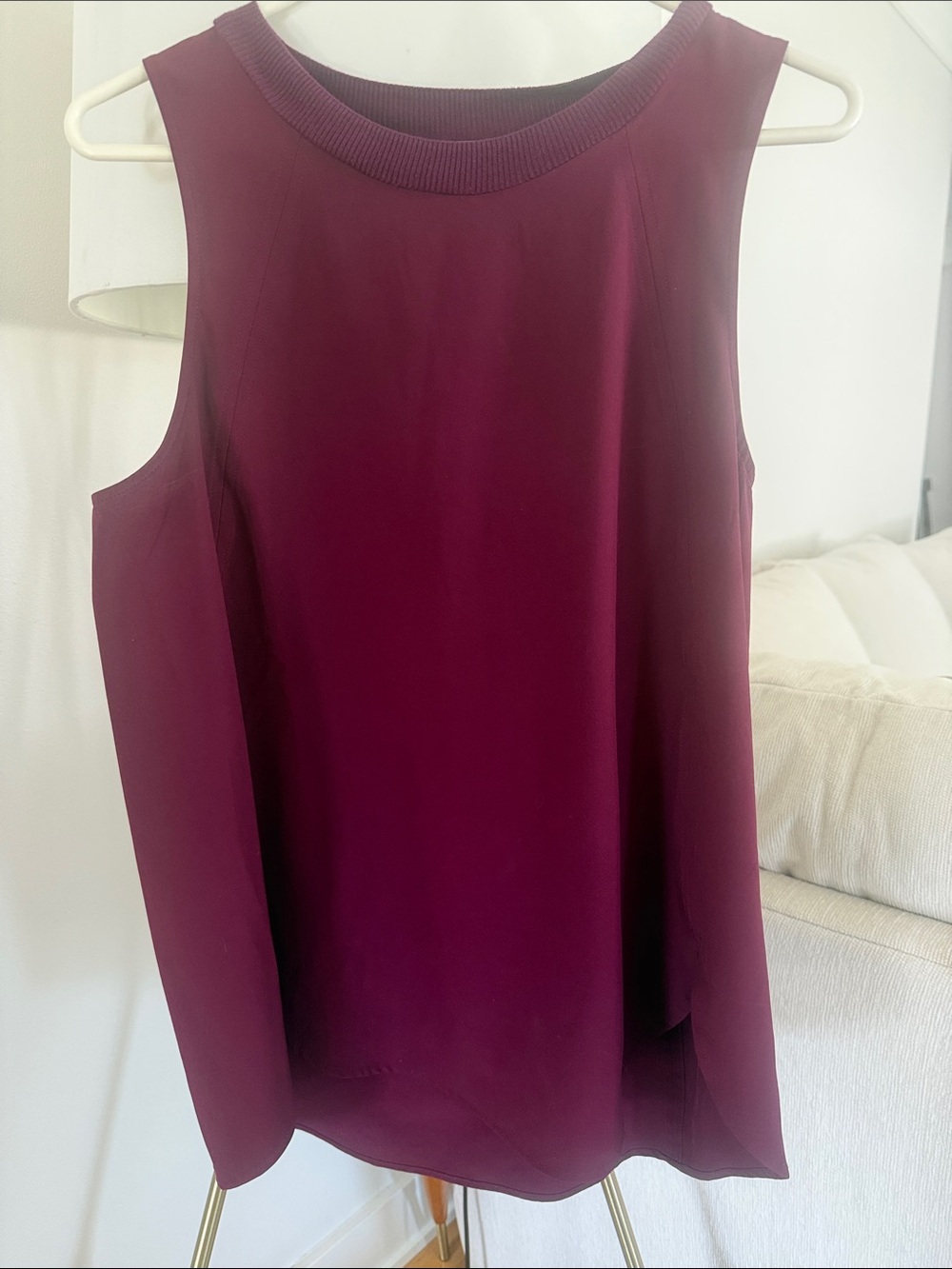 Athleta Sleeveless Crewneck Top in Deep Pink - Women